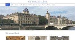 Desktop Screenshot of brouard-daude.com